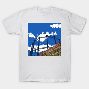 London Regent's Canal Gas Tower T-Shirt